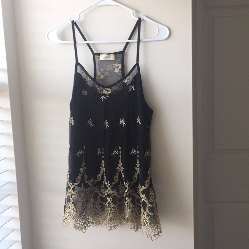 Altar’d State black and gold top